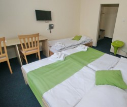 Pokoj triple v City Hotelu Brno